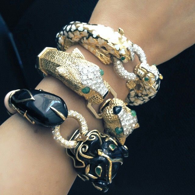 Wild Wrist: Animal bangles from our Geneva Magnificent Jewels #ChristiesJewels