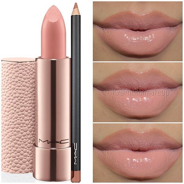 Perfect nude lips. MAC lipstick - Peachstone. Love beauty products? For a chance...