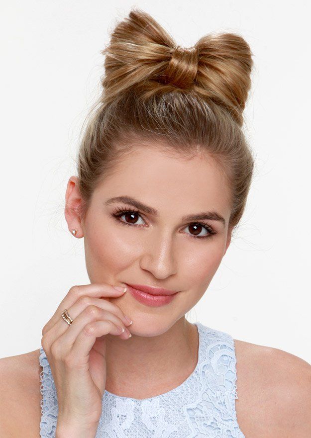 Bow Bun | 24 Perfect Prom Hairstyles | Makeup Tutorials Guide...