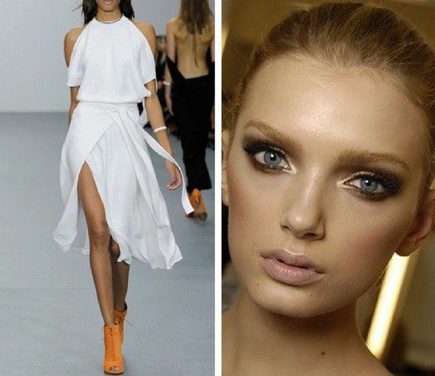 Crisp White and Bronze Eyes | Exciting Summer Outfits To Go With Your Makeup...