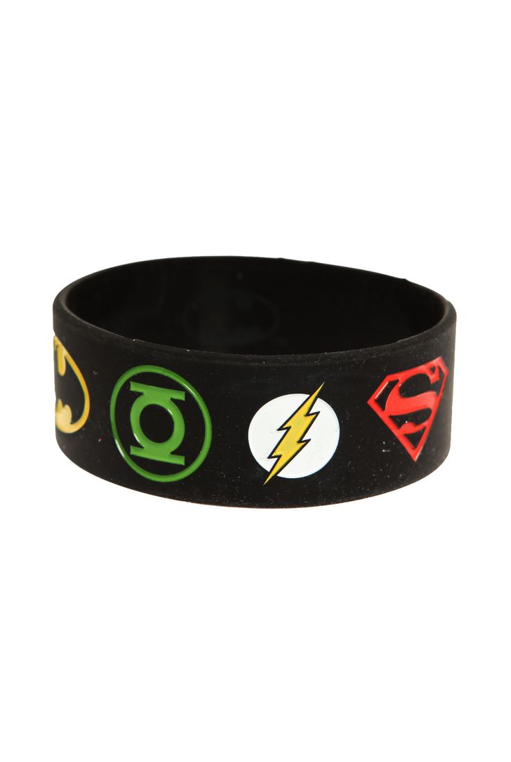 DC Comics Justice League Rubber Bracelet | Hot Topic