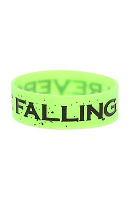 Falling In Reverse Logo Green Rubber Bracelet | Hot Topic