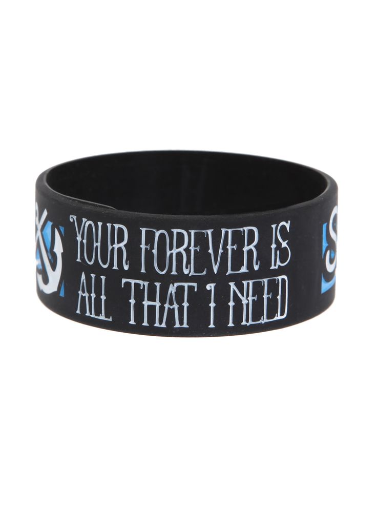 Sleeping With Sirens Forever Rubber Bracelet | Hot Topic...