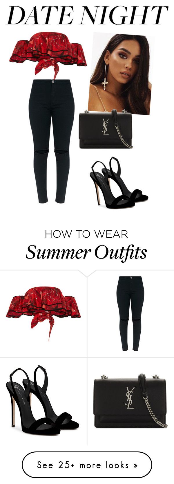 "Sexy but simple date night outfit " by nia-00 on Polyvore featuring J...