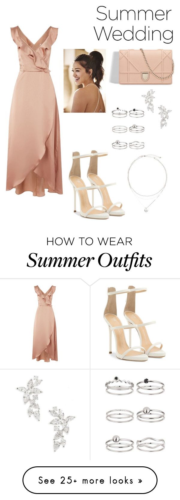 "Summer wedding guests outfit" by tahirih-mcdonald on Polyvore featuri...