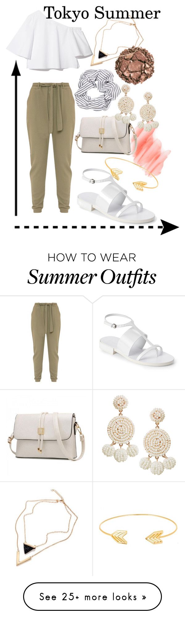 "Travel Series: Tokyo Summer outfit" by outfitsdisney on Polyvore feat...