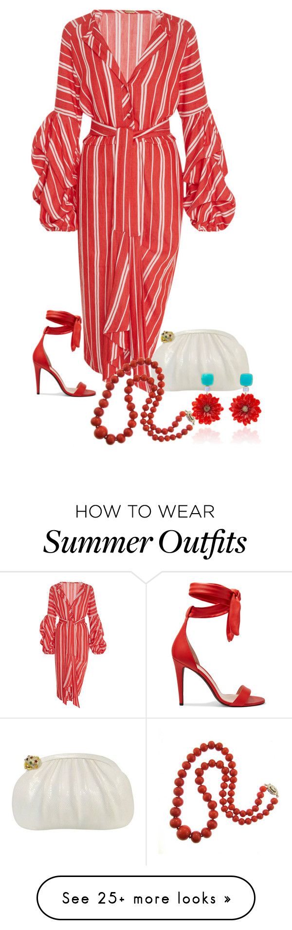 "Wedding Guest" by ahapplet on Polyvore featuring Johanna Ortiz, Off-W...