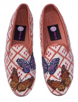 XW029 Butterflies Needlepoint Loafer-Women's | By Paige Online Store