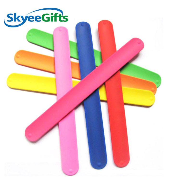 Different color logo silicone slap bracelets    #colorcoatedwristband #siliconew...