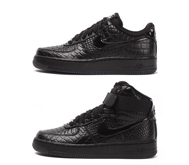 Nike Air Force 1 WMNS „Black Croc Pack”
