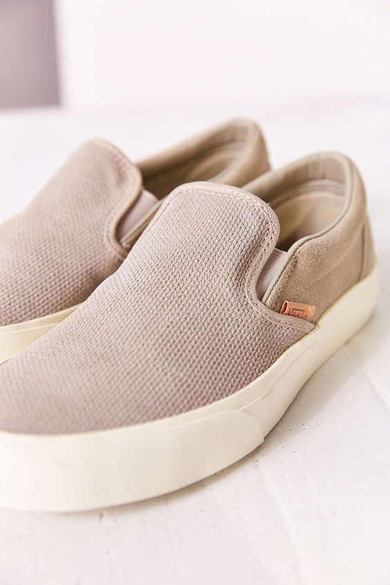 Vans Classic Knit Suede Slip-On Womens Sneaker - Urban Outfitters