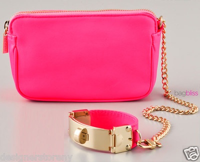 CC-Skye-VICTORIA-WRISTLET-bag-clutch-in-Neon-Pink...