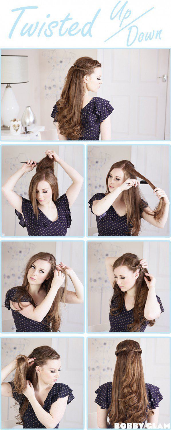 Hairstyle Tutorials for Long Hair | 14 Stunning DIY Hairstyles For Long Hair | H...