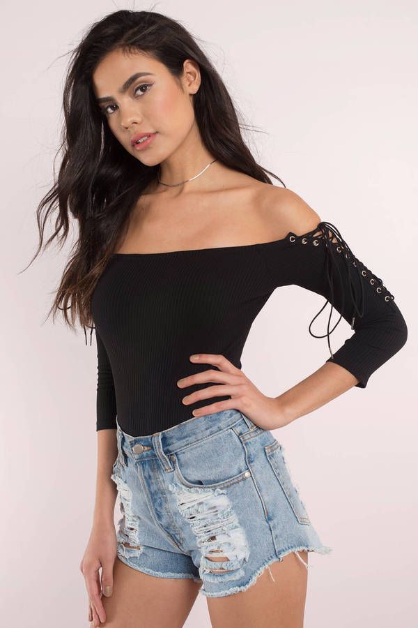 Out Of The Past Off Shoulder Bodysuit