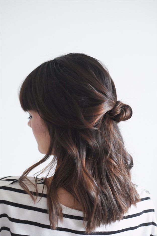 Half Up Knot | Easy Hairstyles For Black Friday Morning Shopping...