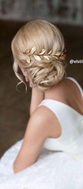 Featured Hairstyle: Elstile; www.elstile.com; Wedding hairstyle idea....