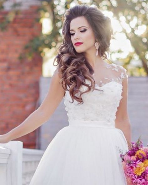 Featured Hairstyle: Websalon Wedding, Anna Komarova; www.websalon.su; Wedding ha...