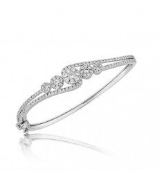 bangle with cluster - Google Search...