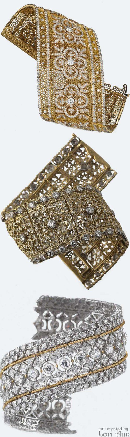 Buccellati High Jewelry Collection Bracelets...