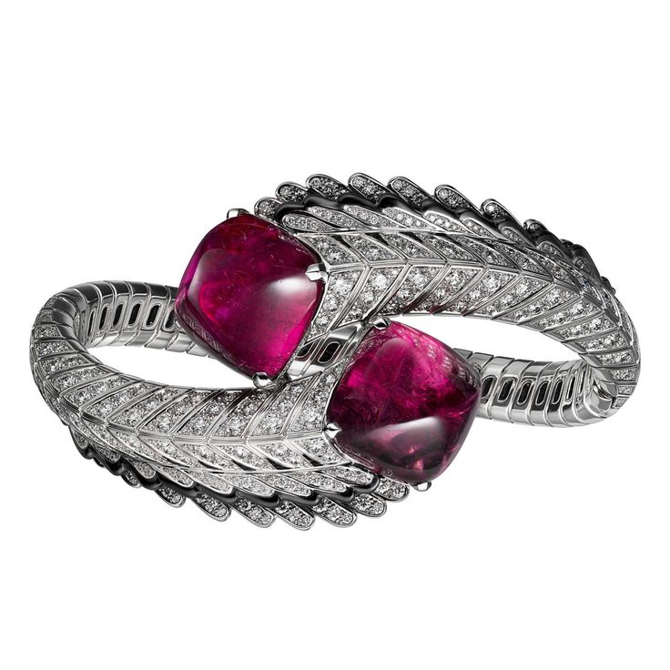 Cartier Magicien Quetzal rubellite and diamond bracelet Find out more One-of-a-k...