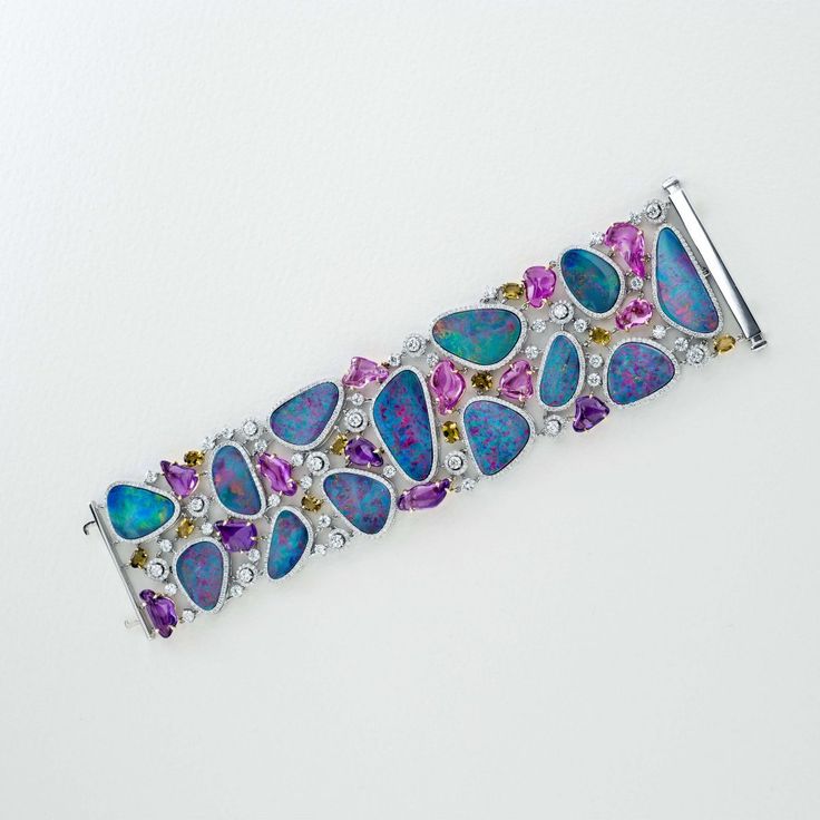 Chatila ~ Opal and Gemstone Bracelet