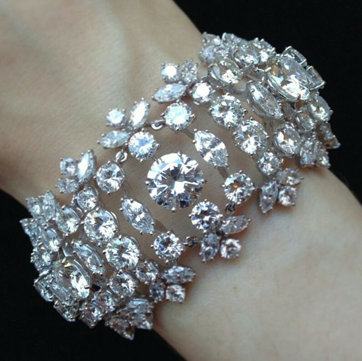 Diamond bracelet #ChristiesJewels Instagram