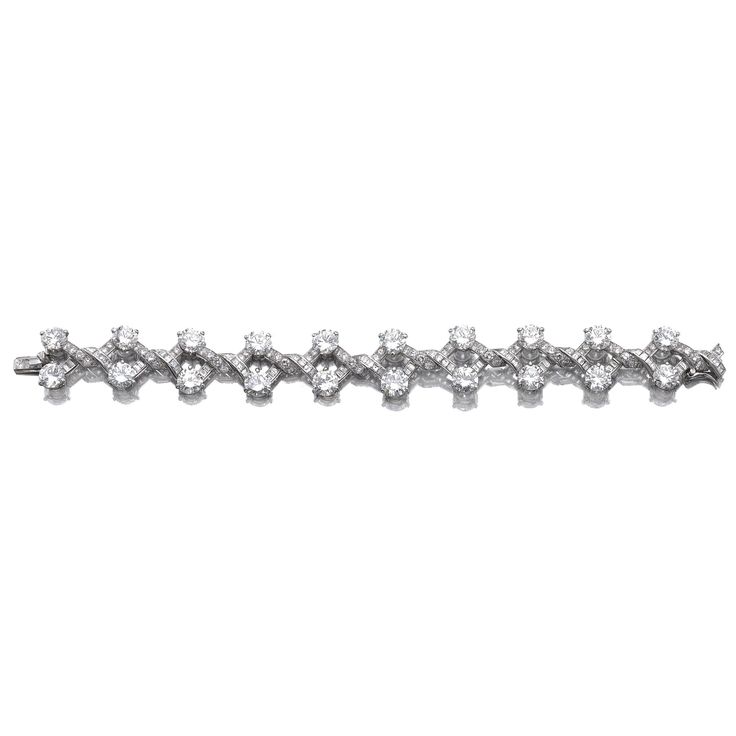 Diamond bracelet, monture Cartier | Lot | Sotheby's