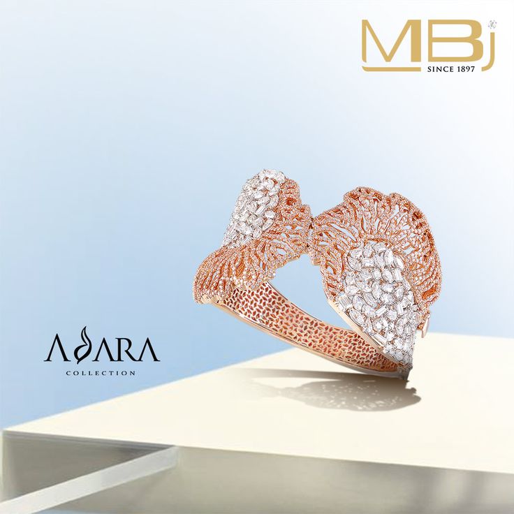 Diamond Cuff from Adara collection of MBj....