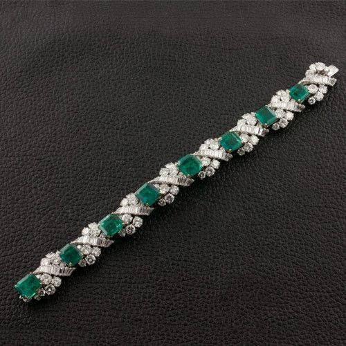 Emerald & Diamond Bracelet...