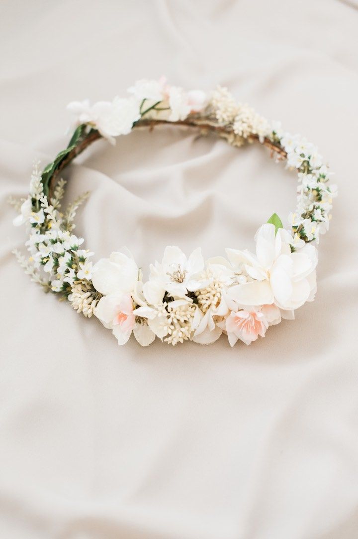 Featured Photographer: Shea Christine Photography; wedding hair flower crown, cl...