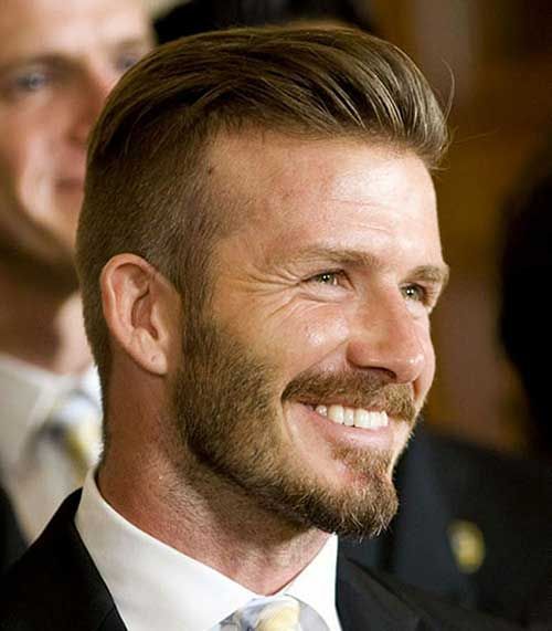 David Beckham Slicked Back Hair...