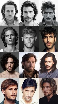 Men's Dishevelled and Rugged Long Hairstyles Lookbook...