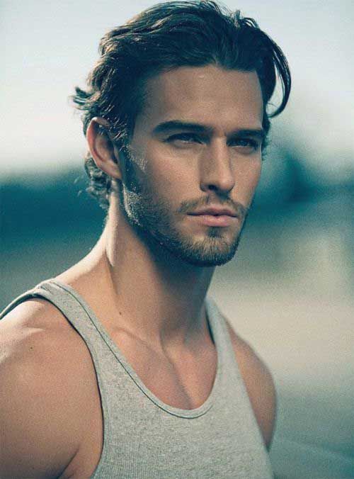 Mid Length Hairstyle for Men