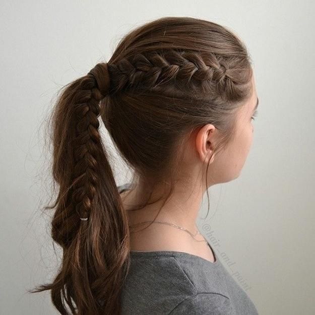 1. Braided Ponytail | Easy Before School Hairstyles For Chic Students...