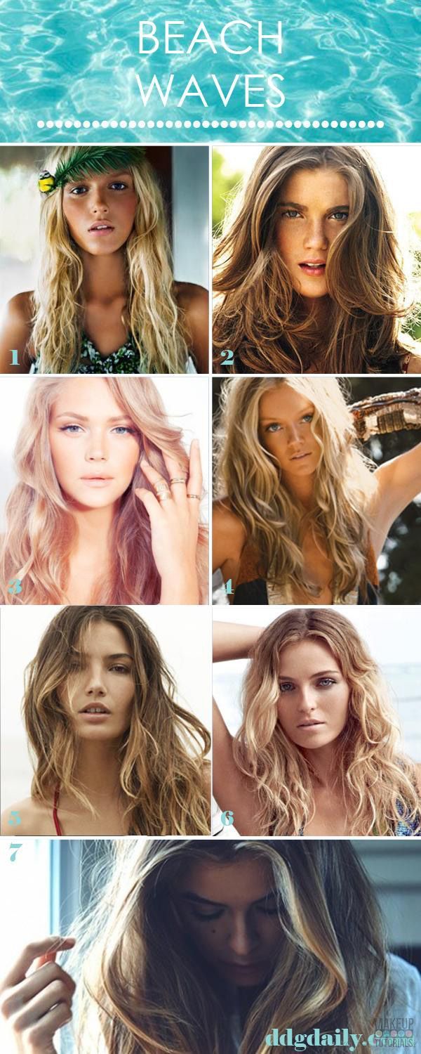 Beach Waves | Ideas and Tutorials For a Tan Skin and Bohemian Style by Makeup Tu...
