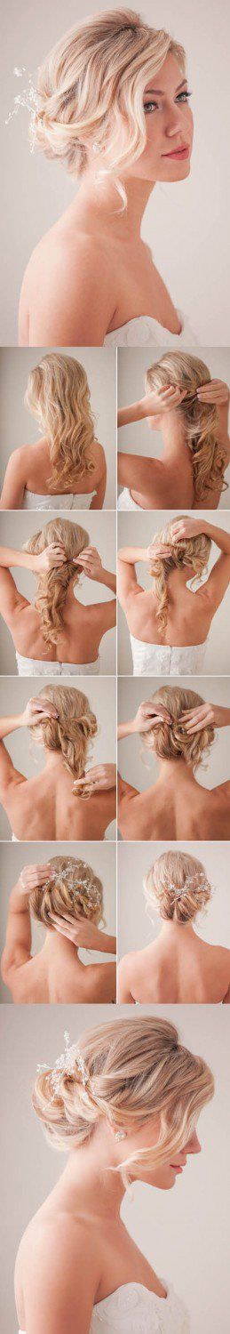 Curly Braid Updo | 14 Stunning DIY Hairstyles For Long Hair | Hairstyle Tutorial...