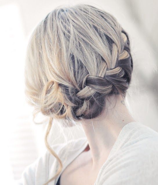 How to Do Romantic Braided Updo | Prom Looks by Makeup Tutorials at makeuptutori...