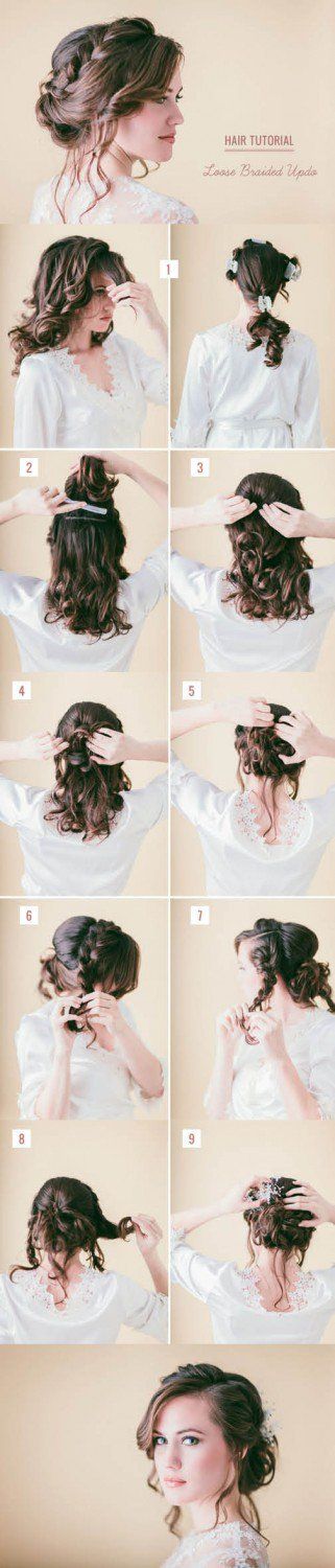 Loose Braided Hair Tutorial | 14 Stunning & Easy DIY Hairstyles for Long Hair - ...