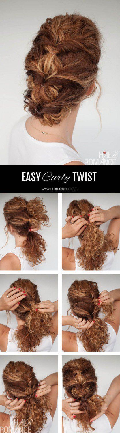 The Triple Curly Twist | Naturally Curly Hair  | Awesome Hairstyles For Holiday,...