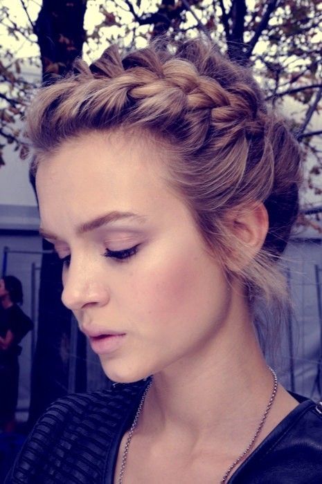 braid updo for women. For a night or day event. You can wear this updo everyday.