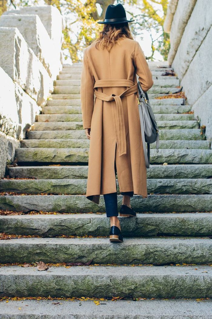 camel coat and fedora | the fox and she...