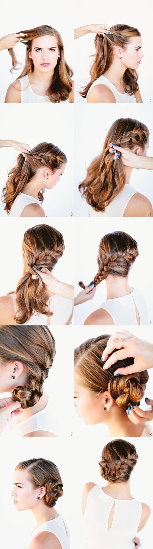 #hairstyle #hairdo #curls #tutorial #howto #DIY #inspiration