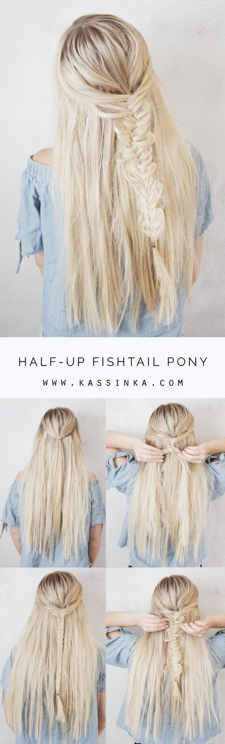 Half-up Fishtail Pony (Kassinka)