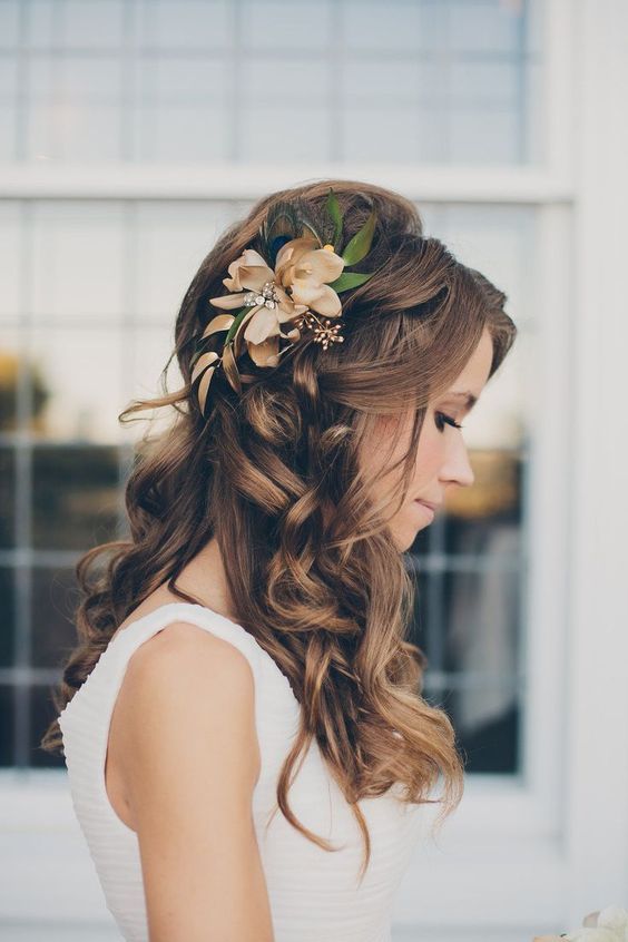 Wedding hairstyle. #Wedding #Beauty #Style Visit Beauty.com for all your beauty ...