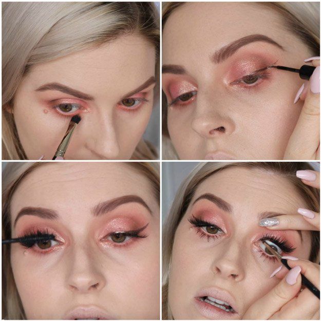 Make the eyes look dramatic | Peach Makeup Tutorial You Should Recreate Now!...