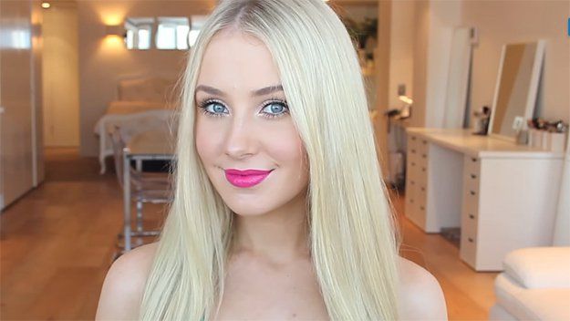 Lauren Curtis' Neon Pink Lips Spring Easter Makeup Tutorial | 5 Makeup Tutor...
