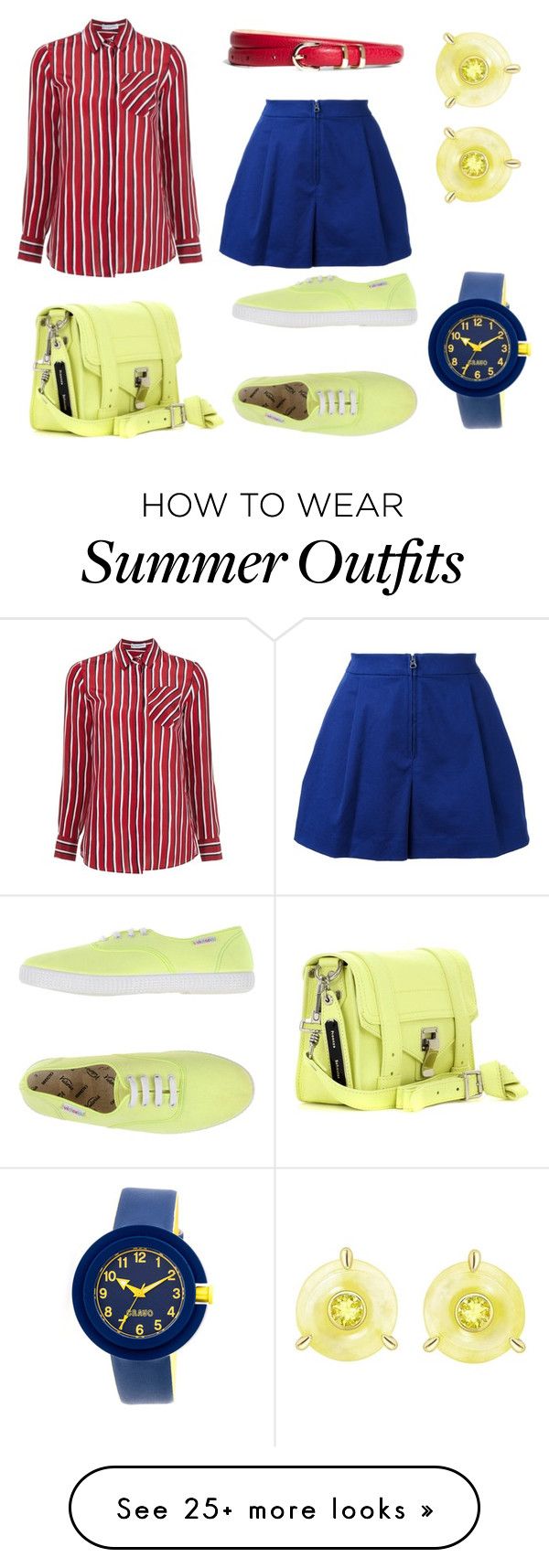 "026. Sport to Office outfit for Toned Summer color type" by sollis on...
