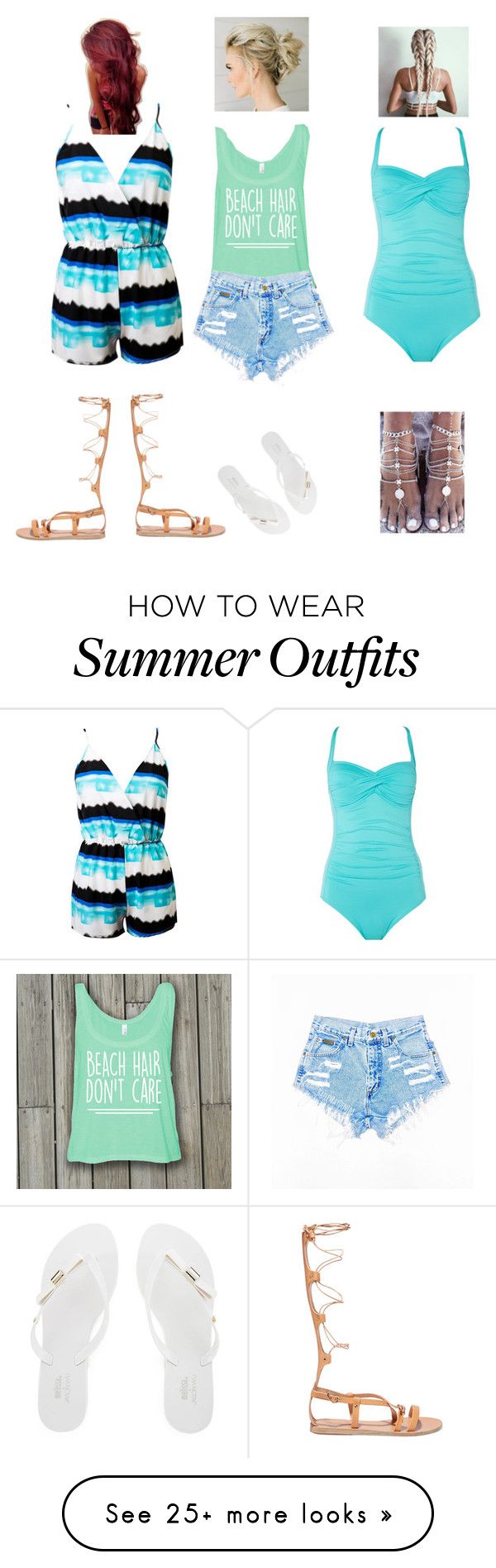 "Beach bum outfits" by the-arts-combined on Polyvore featuring Chicnov...