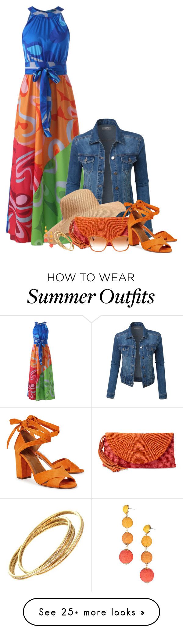"Colorful Summer [01]" by myxvonwh on Polyvore featuring LE3NO, Old Na...