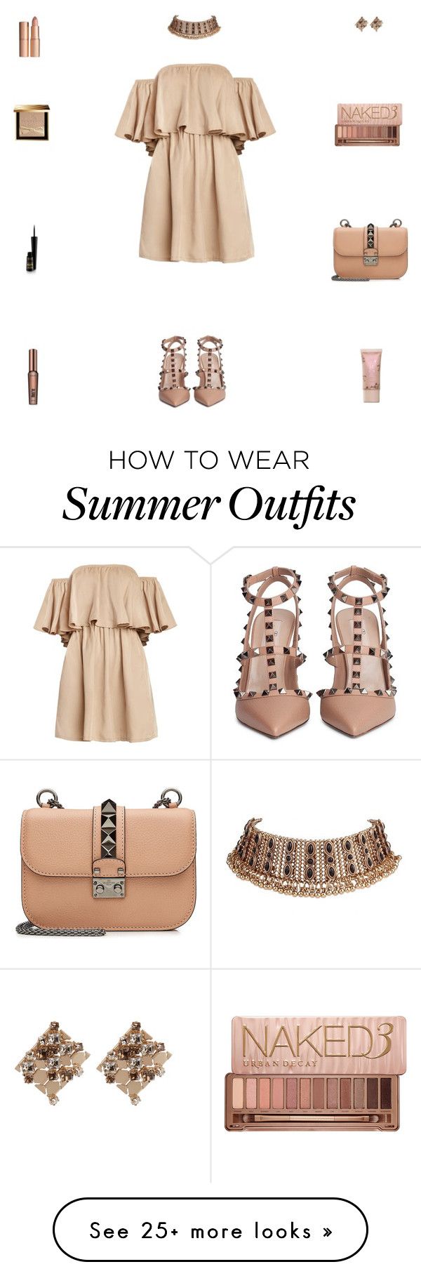 "Contest: Beige Summer Chic Outfit" by billsacred on Polyvore featurin...